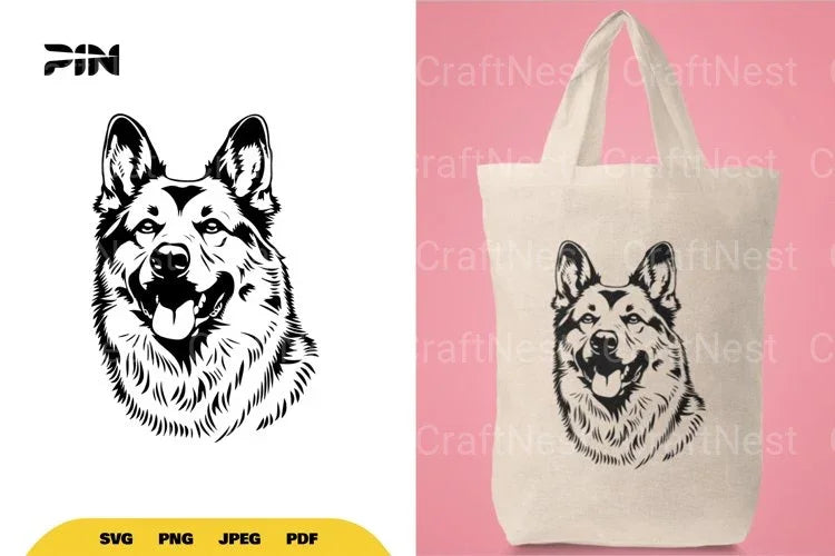 German Shepherd Dog Pet Lovers SVG Bundle - CraftNest - Digital Crafting and Art