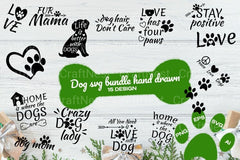 Dog Hand Drawn SVG Bundle - CraftNest - Digital Crafting and Art