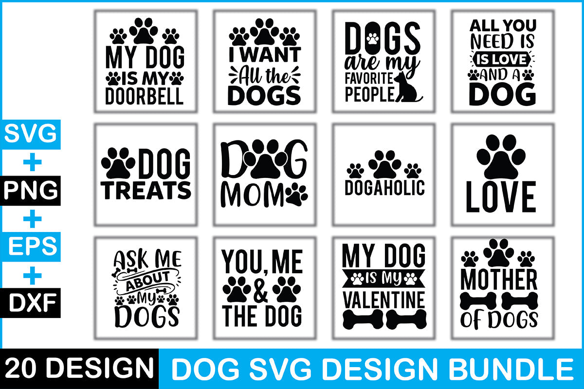2 Dog SVG Bundle