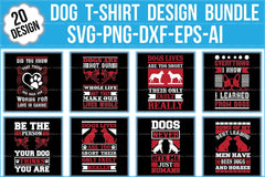 Dog T-Shirt SVG Bundle - CraftNest - Digital Crafting and Art