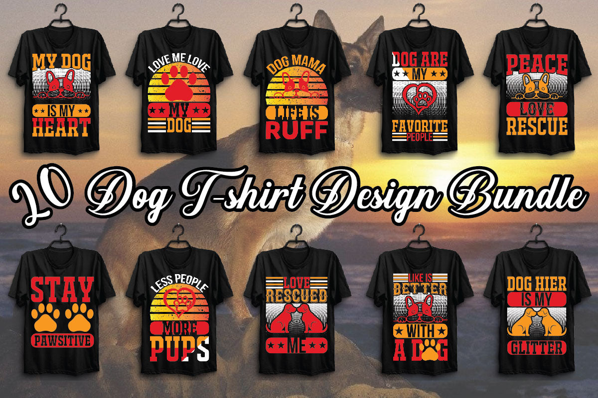 Dog T Shirt Bundle 8