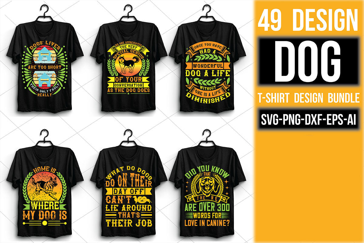 Dog T Shirt Bundle 7