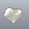Dog Planter No Holes 3D Print STL File