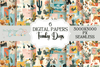 Funky Seamless Dog Patterns Bundle