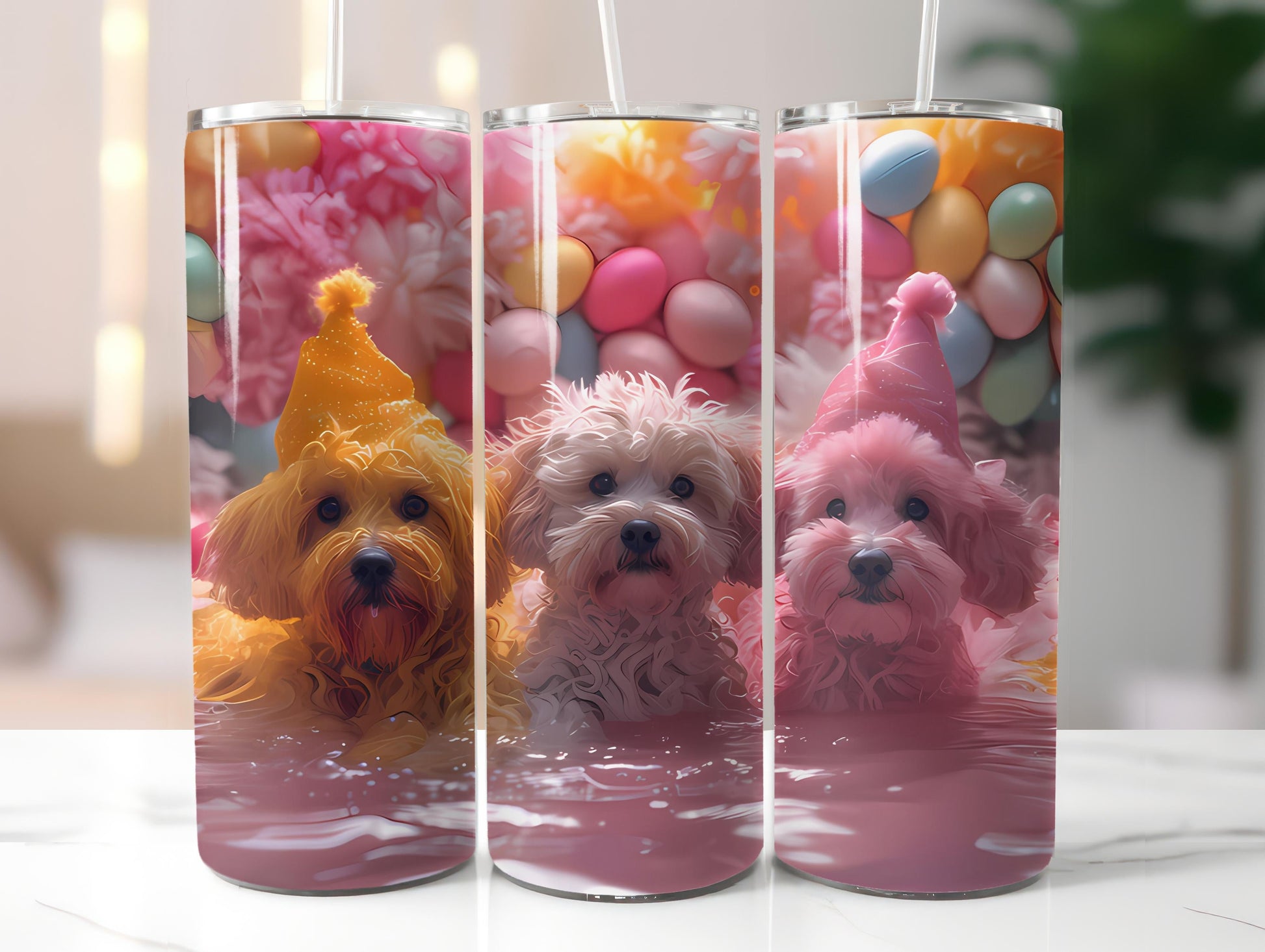 Dogs Easter 4 Tumbler Wrap - CraftNest