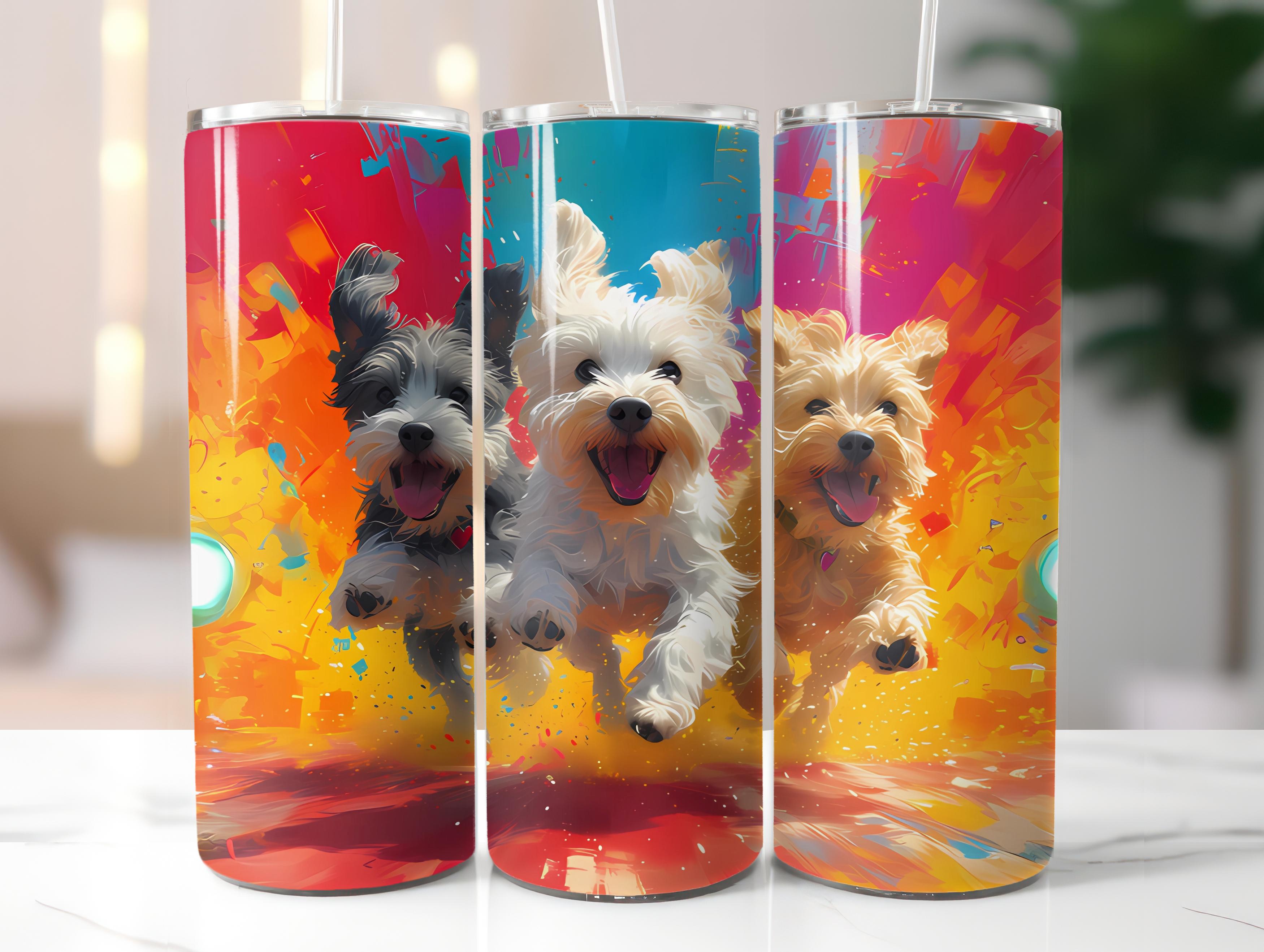 Dogs Easter 3 Tumbler Wrap - CraftNest