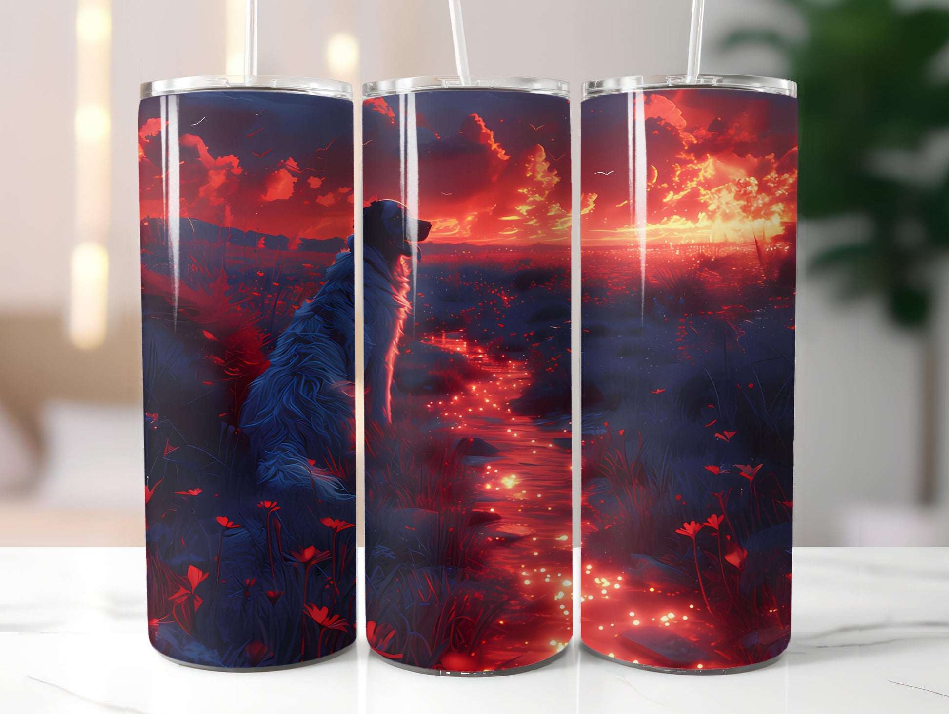 Dogs Easter 5 Tumbler Wrap - CraftNest