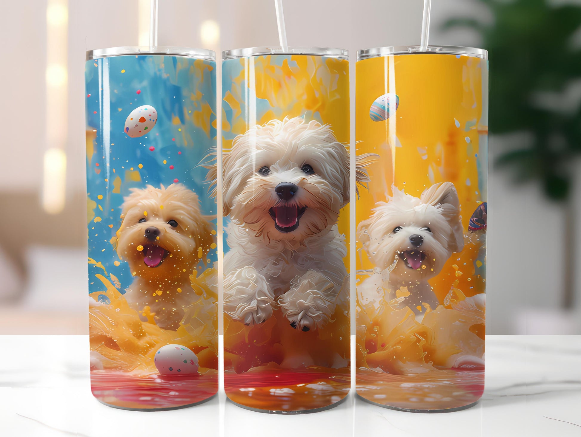 Dogs Easter 4 Tumbler Wrap - CraftNest