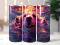 Dogs Summer 3 Tumbler Wrap - CraftNest - Digital Crafting and Art