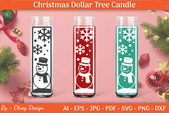 Dollar Candle Tree Christmas SVG Bundle - CraftNest - Digital Crafting and Art