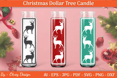 Dollar Candle Tree Christmas SVG Bundle - CraftNest - Digital Crafting and Art