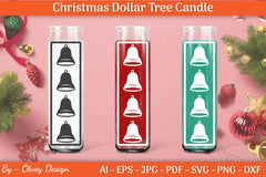 Dollar Candle Tree Christmas SVG Bundle - CraftNest - Digital Crafting and Art