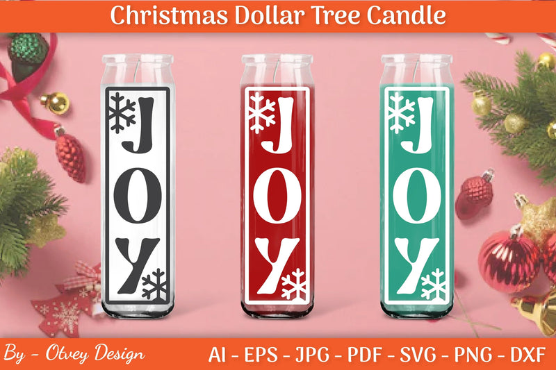 Dollar Candle Tree Christmas SVG Bundle - CraftNest - Digital Crafting and Art