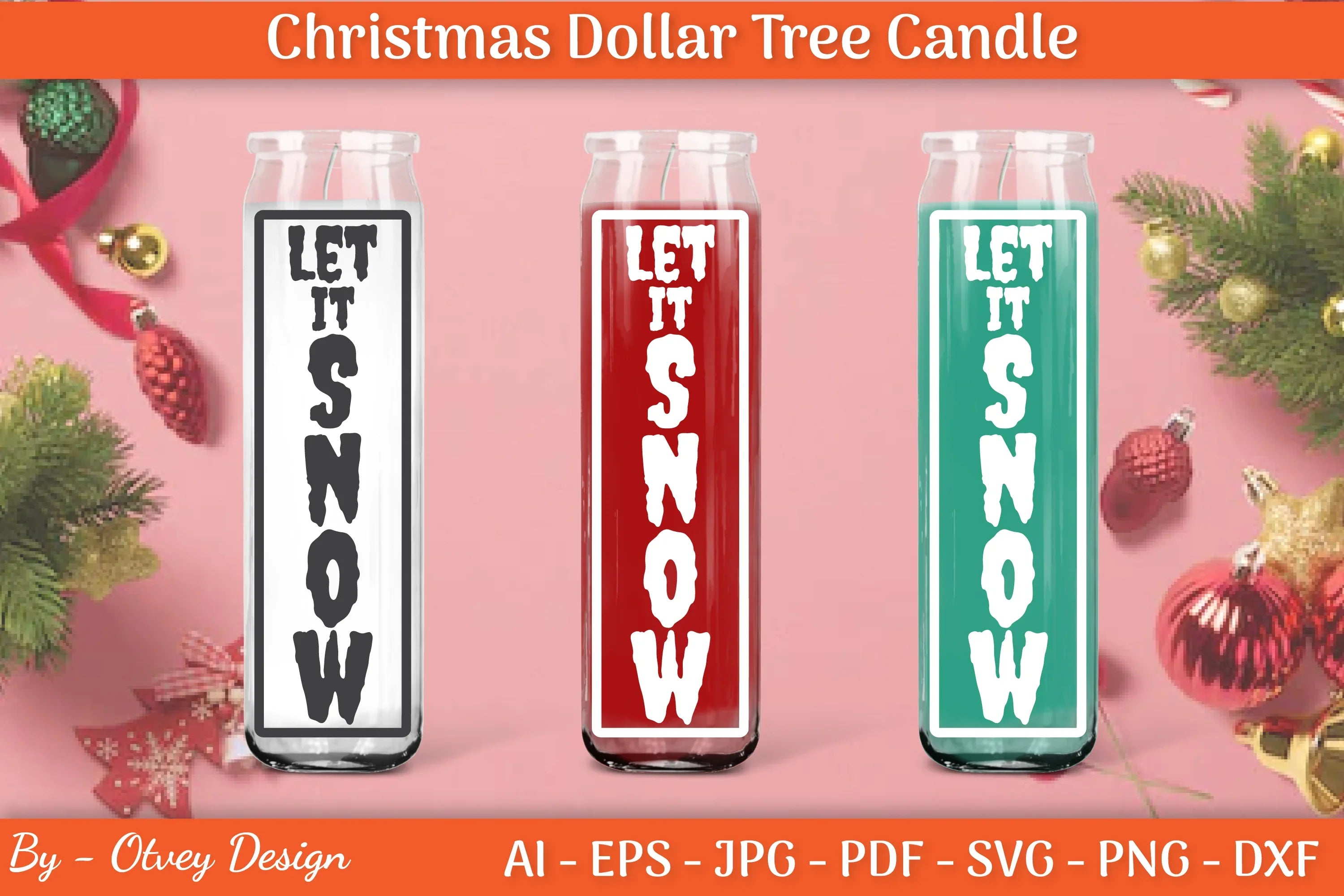 Dollar Candle Tree Christmas SVG Bundle - CraftNest - Digital Crafting and Art