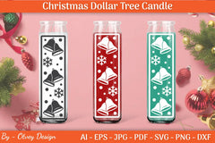 Dollar Candle Tree Christmas SVG Bundle - CraftNest - Digital Crafting and Art