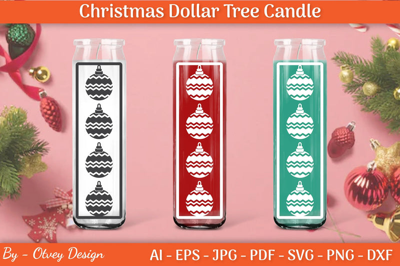 Dollar Candle Tree Christmas SVG Bundle - CraftNest - Digital Crafting and Art
