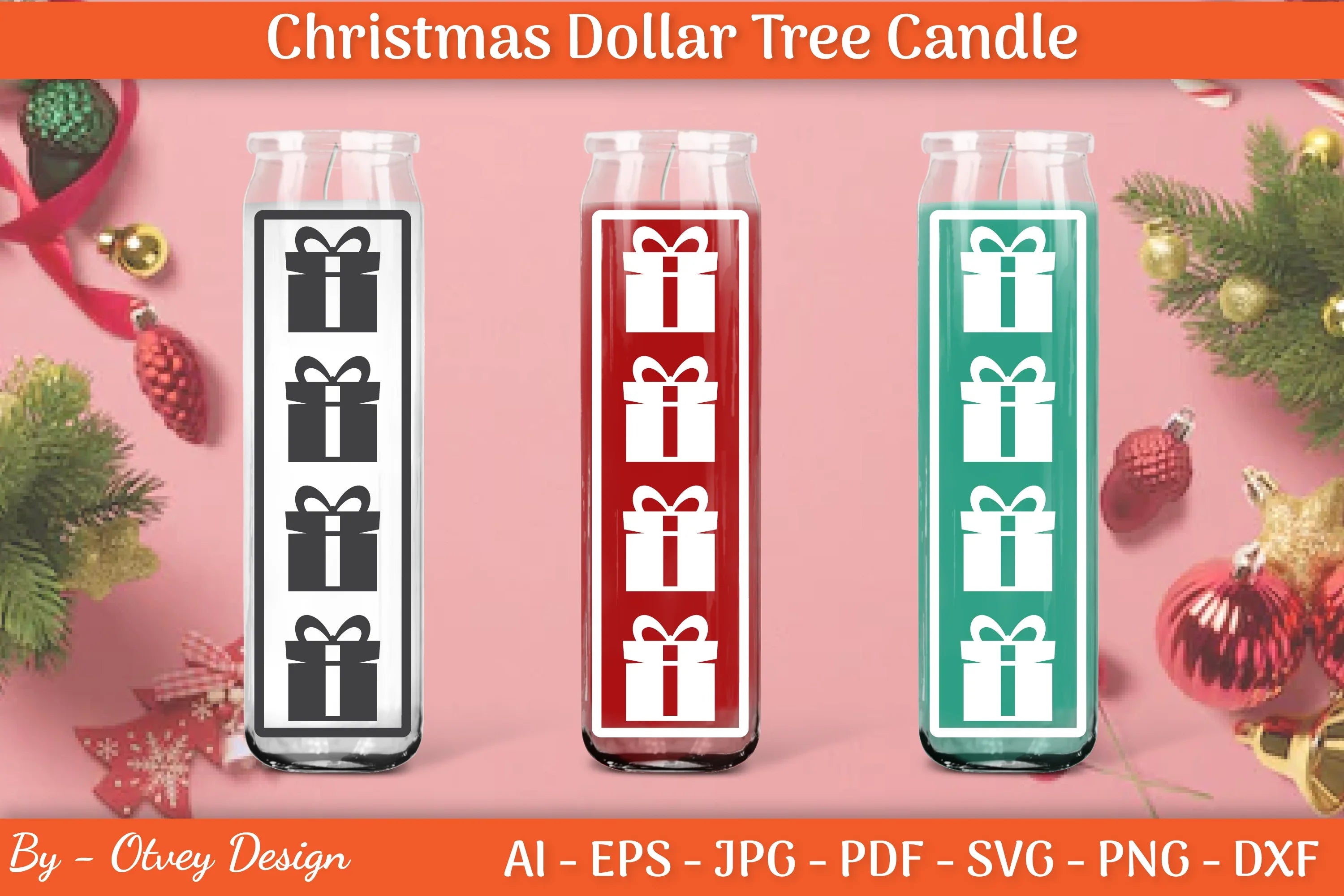 Dollar Christmas Candle Tree SVG Bundle - CraftNest - Digital Crafting and Art