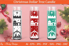Dollar Candle Tree Nativity SVG Bundle - CraftNest - Digital Crafting and Art