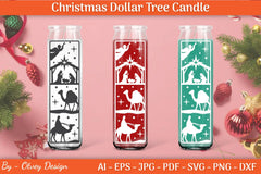 Dollar Candle Tree Nativity SVG Bundle - CraftNest - Digital Crafting and Art