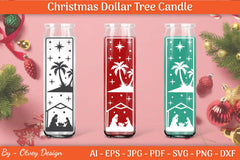 Dollar Candle Tree Nativity SVG Bundle - CraftNest - Digital Crafting and Art