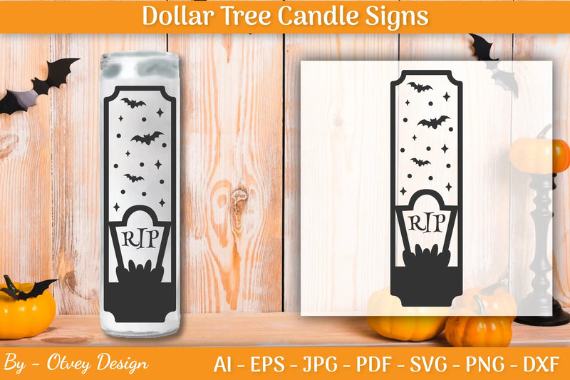 Dollar Tree Halloween Candle SVG Bundle - CraftNest - Digital Crafting and Art