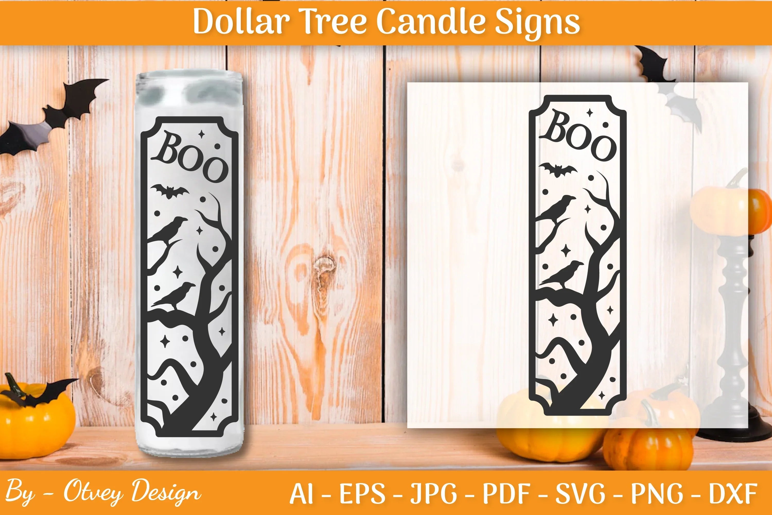 Dollar Tree Halloween Candle SVG Bundle - CraftNest - Digital Crafting and Art