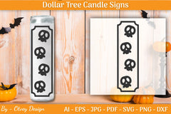 Dollar Tree Halloween Candle SVG Bundle - CraftNest - Digital Crafting and Art