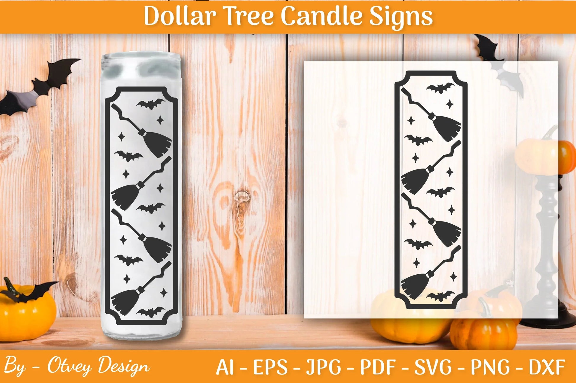 Dollar Tree Halloween Candle SVG Bundle - CraftNest - Digital Crafting and Art