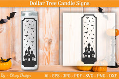 Dollar Tree Halloween Candle SVG Bundle - CraftNest - Digital Crafting and Art