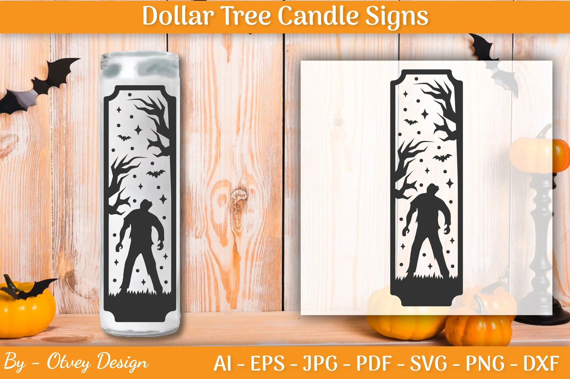 Dollar Tree Halloween Candle SVG Bundle - CraftNest - Digital Crafting and Art