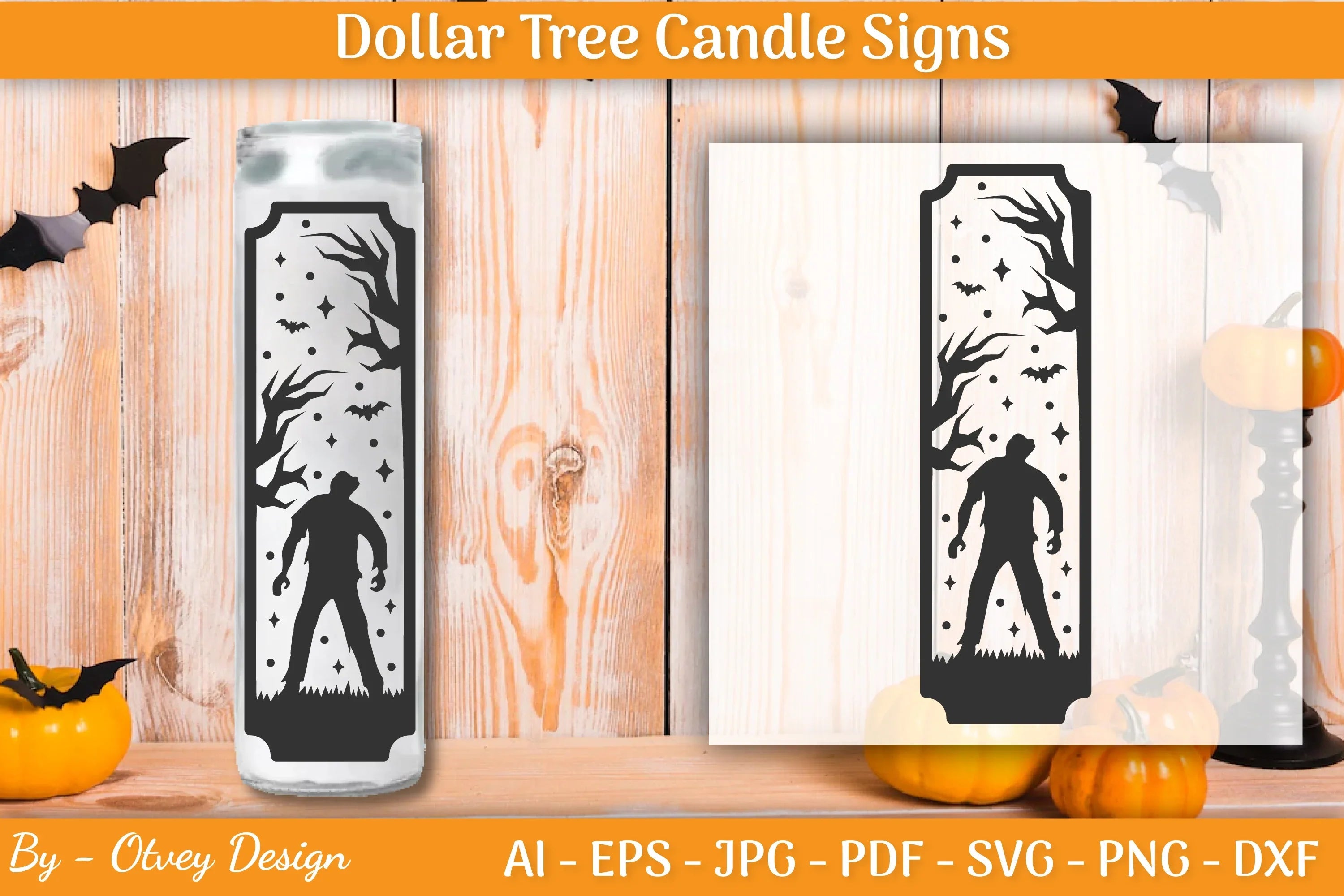 Dollar Tree Halloween Candle SVG Bundle - CraftNest - Digital Crafting and Art