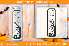Dollar Tree Halloween Candle SVG Bundle - CraftNest - Digital Crafting and Art