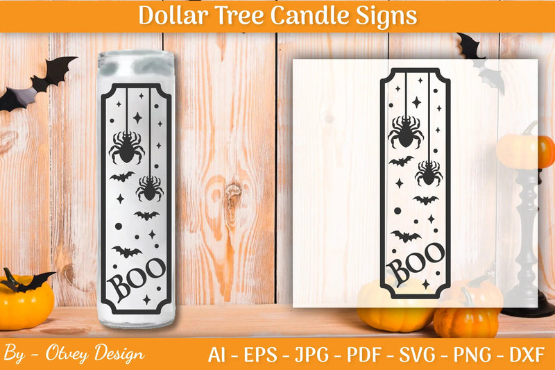 Dollar Tree Halloween Candle SVG Bundle - CraftNest - Digital Crafting and Art