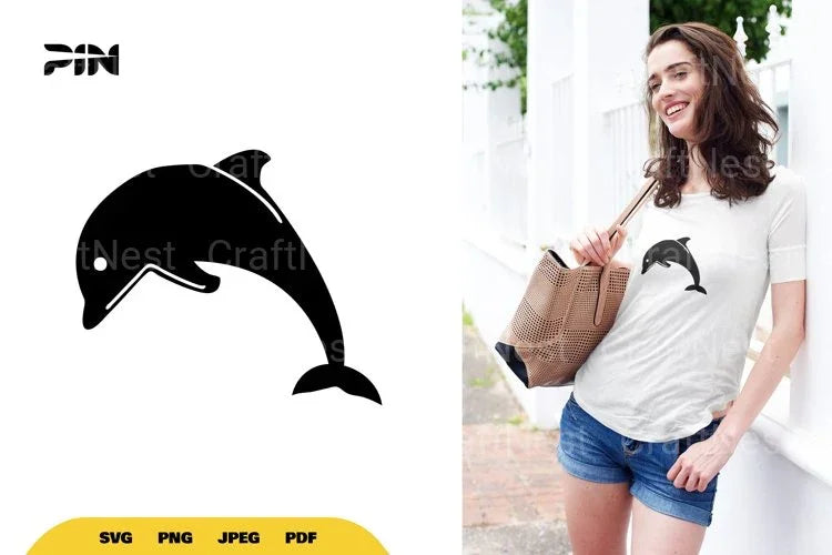 Dolphin Silhouette SVG Bundle - CraftNest - Digital Crafting and Art