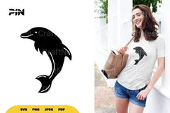 Dolphin Silhouette Clipart Bundle - CraftNest - Digital Crafting and Art