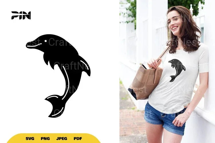 Dolphin Silhouette Clipart Bundle - CraftNest - Digital Crafting and Art