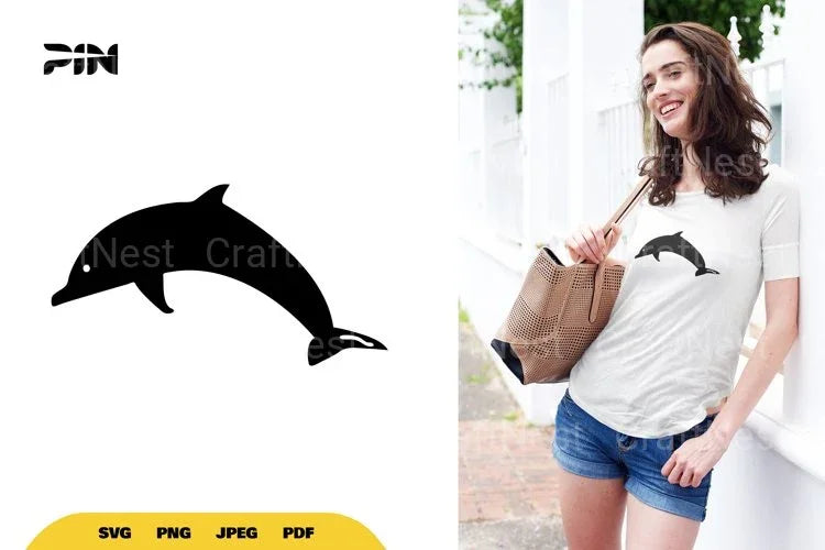 Dolphin Silhouette SVG Bundle - CraftNest - Digital Crafting and Art
