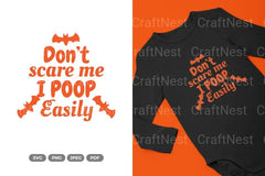 Don’t Scare Me Poop Easily Halloween SVG Bundle - CraftNest - Digital Crafting and Art