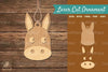 Donkey Laser Cut Ornament Clipart Bundle