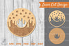 Donut Laser Cut Decoration SVG Bundle