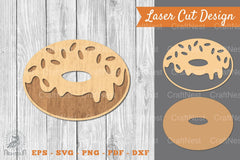 Donut Laser Cut Decoration Clipart Bundle - CraftNest - Digital Crafting and Art
