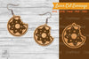 Donut Laser Cut Earrings SVG Bundle