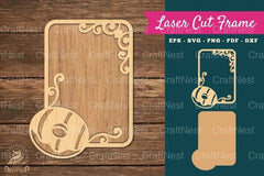 Donut Laser Cut Frame Clipart Bundle - CraftNest - Digital Crafting and Art