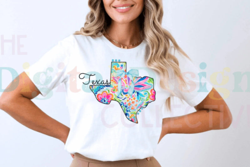 Texas Floral Paisley Doodle Clipart Bundle - CraftNest - Digital Crafting and Art