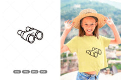Doodle Binocular Camping Clipart Bundle - CraftNest - Digital Crafting and Art