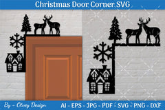 Door Corner Christmas SVG Bundle 3 - CraftNest - Digital Crafting and Art