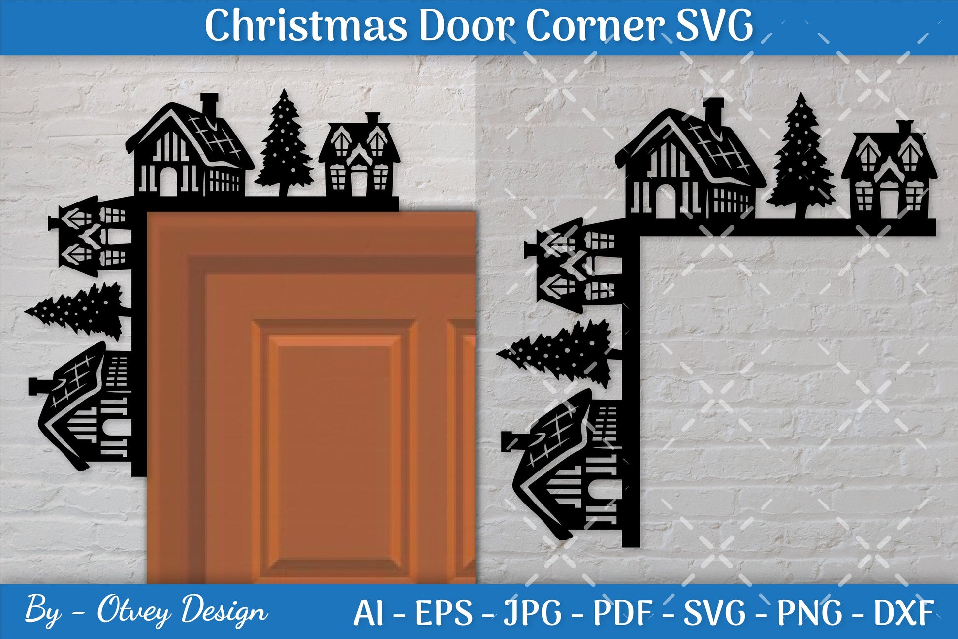 Door Corner Christmas SVG Bundle 7 - CraftNest - Digital Crafting and Art