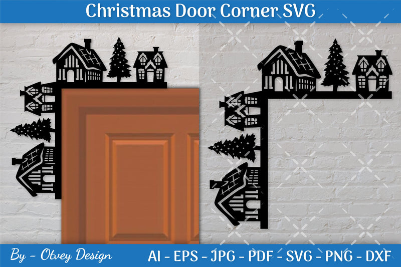 Door Corner Christmas SVG Bundle 7 - CraftNest - Digital Crafting and Art