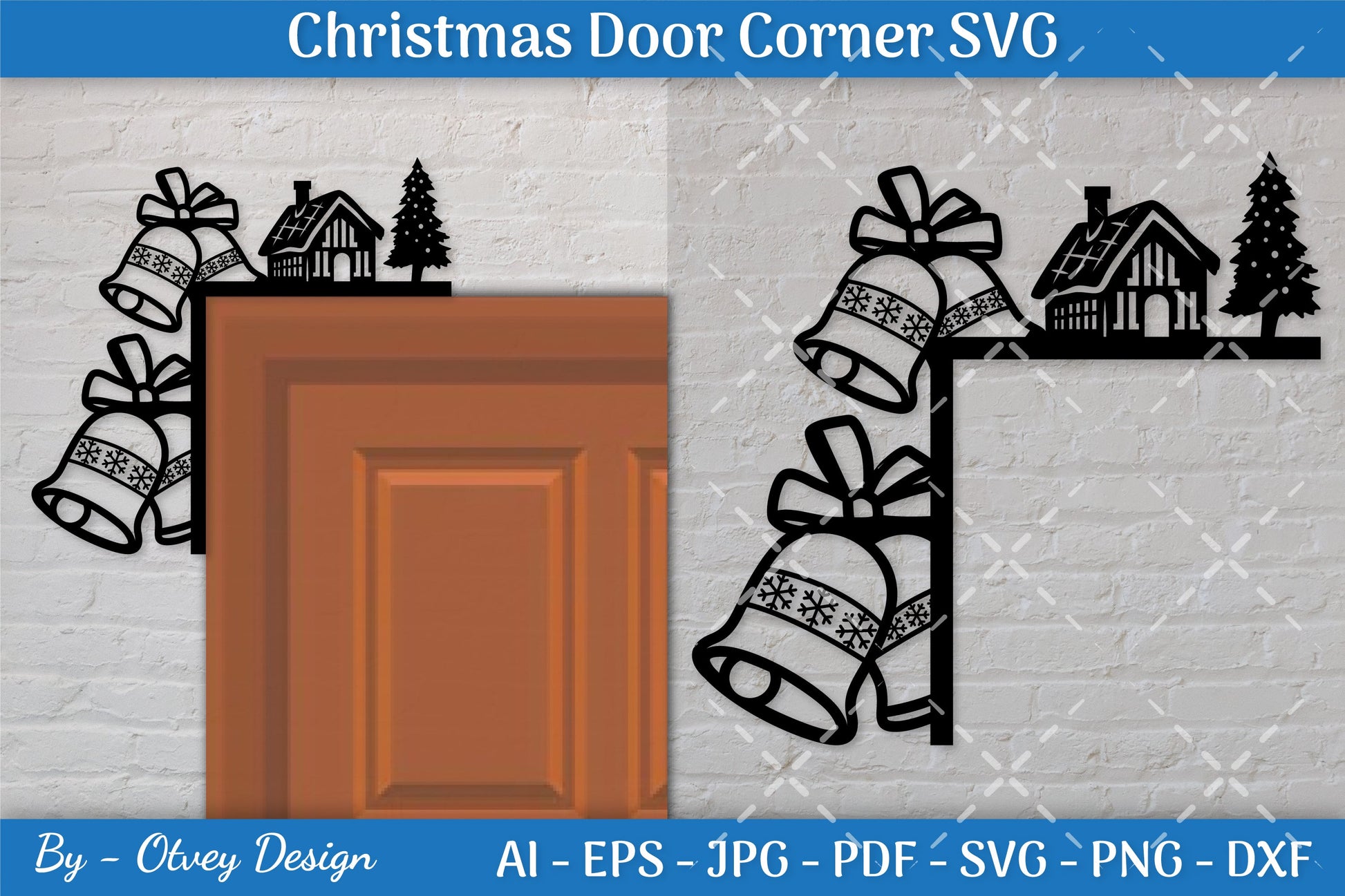 Door Corner Christmas SVG Bundle 9 - CraftNest - Digital Crafting and Art