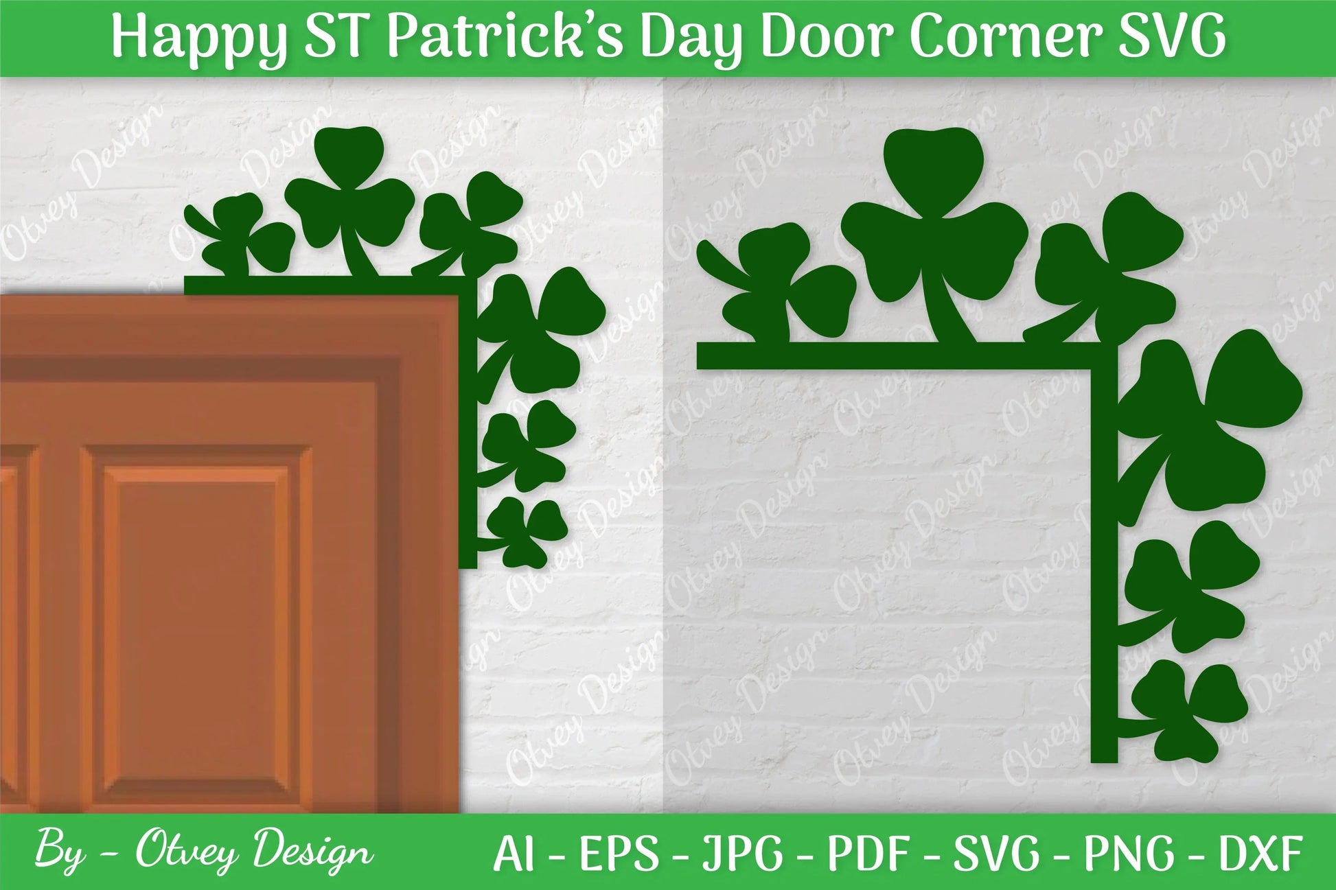 St. Patrick's Day Door Corner SVG Bundle 16 - CraftNest - Digital Crafting and Art